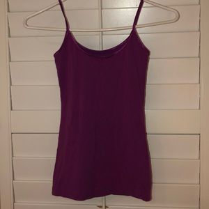 Purple cami tank top